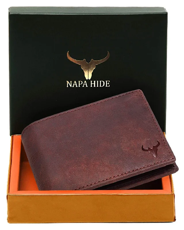 Napa Hide Brown Men's Wallet (NPH013 BRN Crackle)