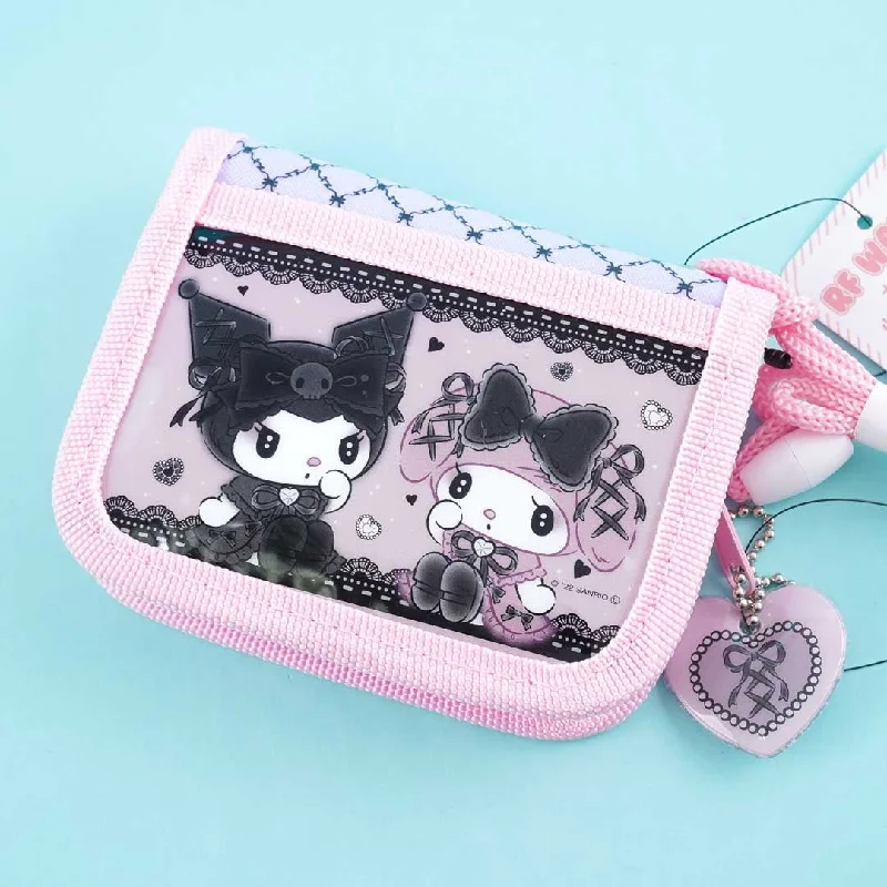 My Melody & Kuromi Gothic Lolita Bi-Fold Wallet