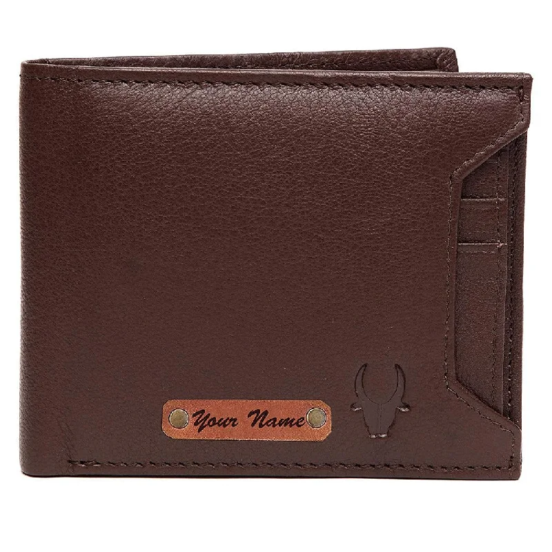 WILDHORN® RFID Protected Customizable Wallet for Gifting | Engrave with Your Name,Company Name or Initials