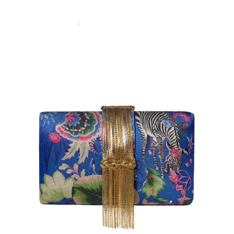 Safari Fringe Clutch