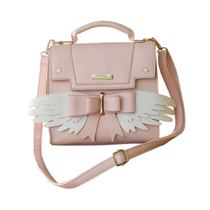 Pink Angel Wing Handbag