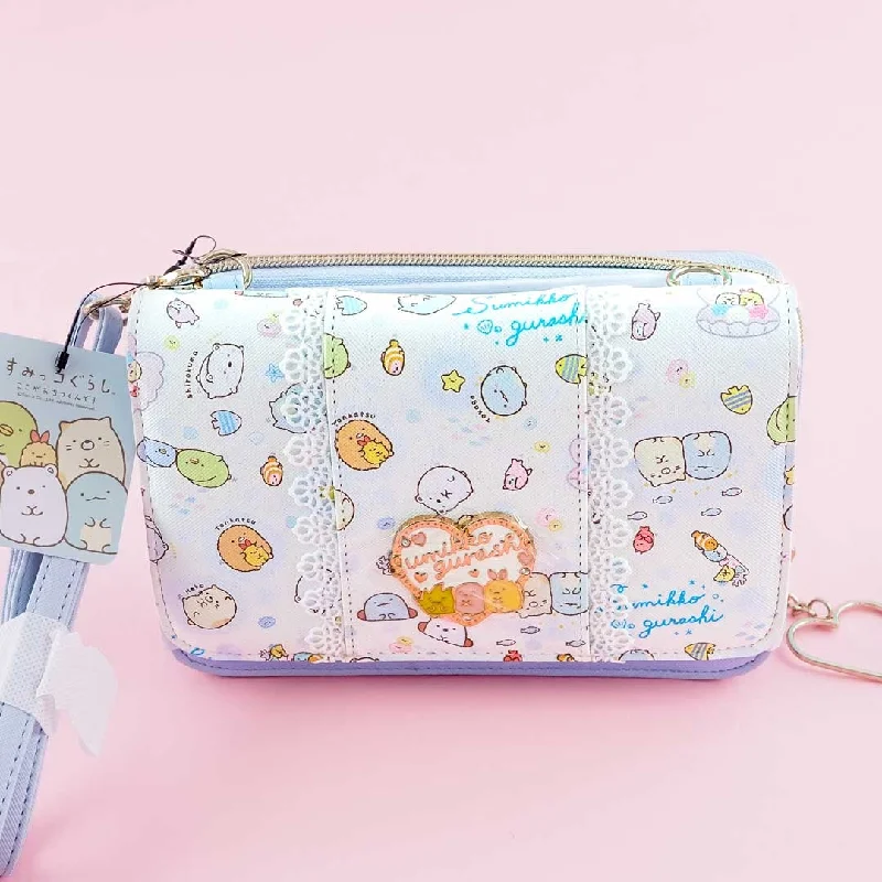 Sumikko Gurashi Sea Fantasy Blue Wallet Sling Bag