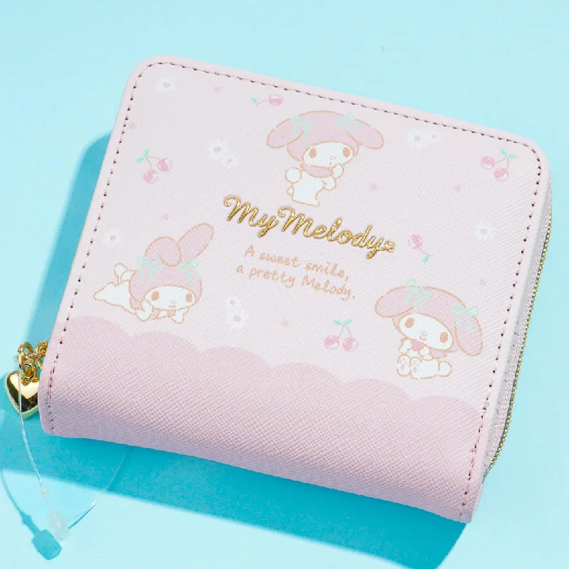 My Melody Flowery Folding Wallet