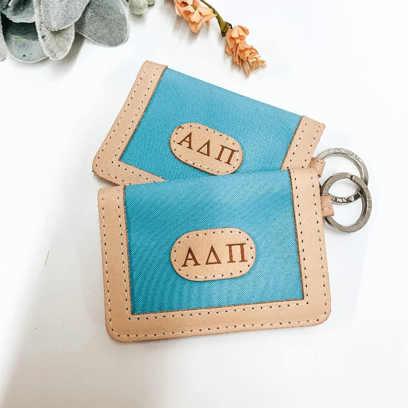 Jon Hart | ID Wallet in Ocean Blue with ADPi Hot Stamp