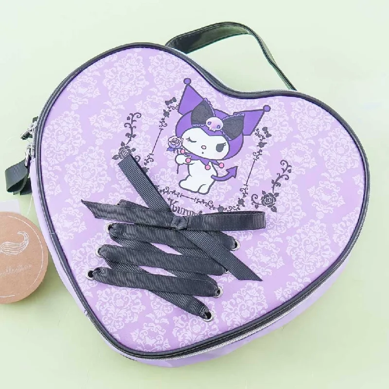 Kuromi Lolita Lace Vanity Handbag