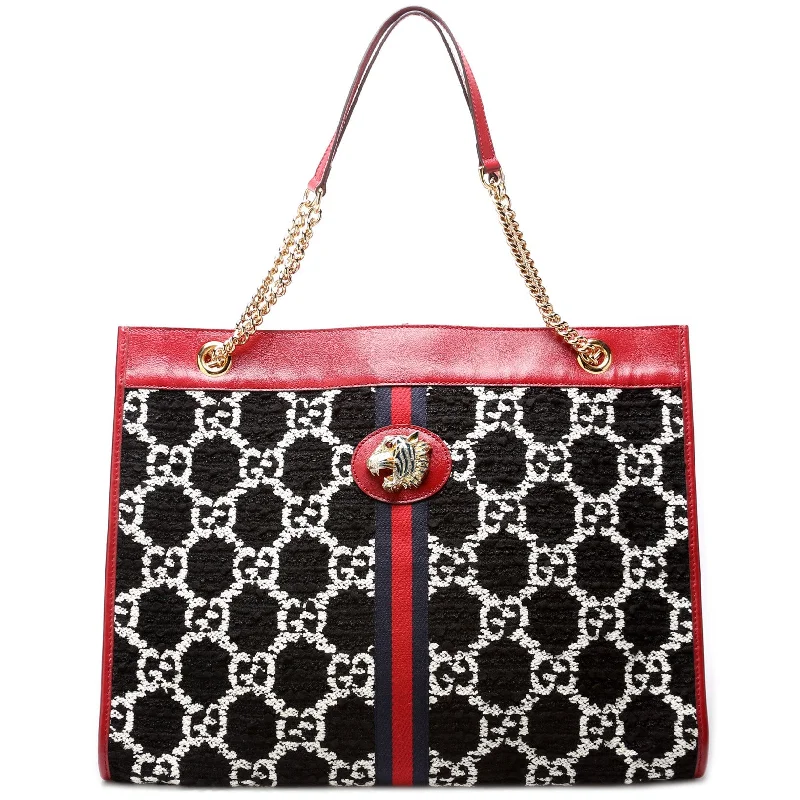 Rajah Chain GG Tweed Tote