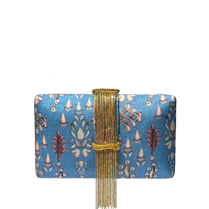 Diya Fringe Clutch