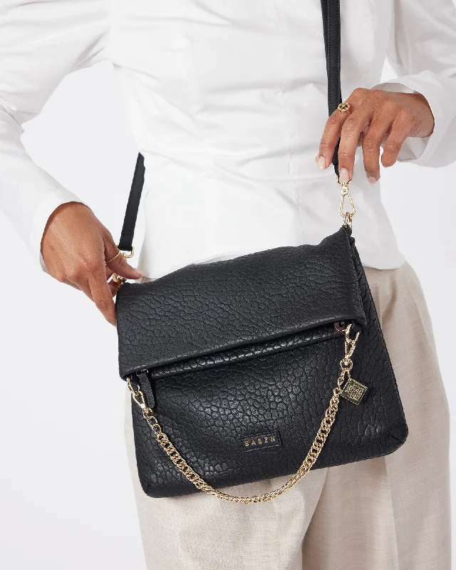 Saben Daria Shoulder Bag Black Bubble