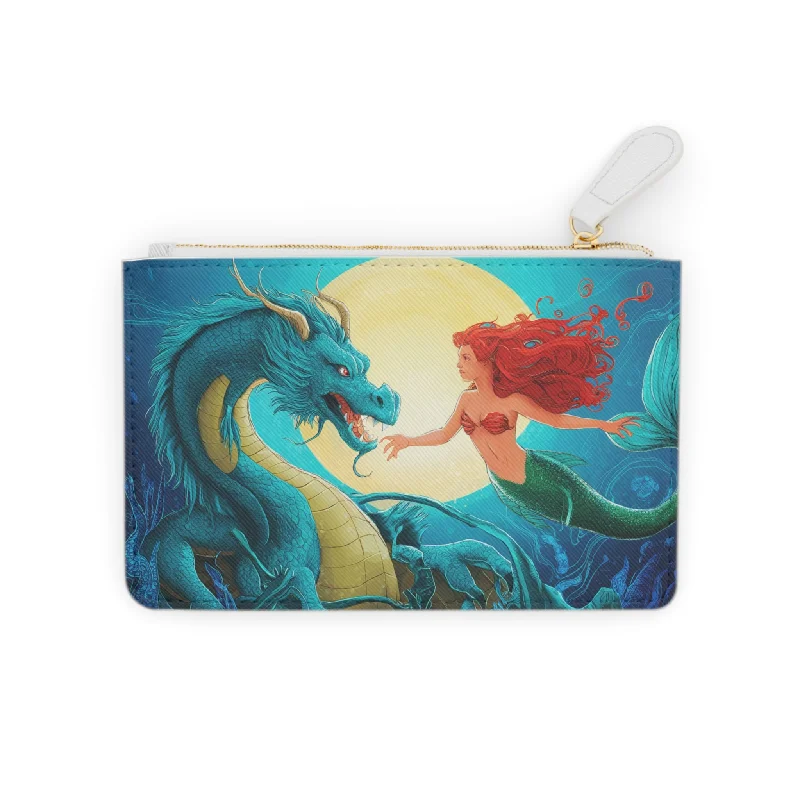 Mini Clutch Bag - Mermaid and Dragon