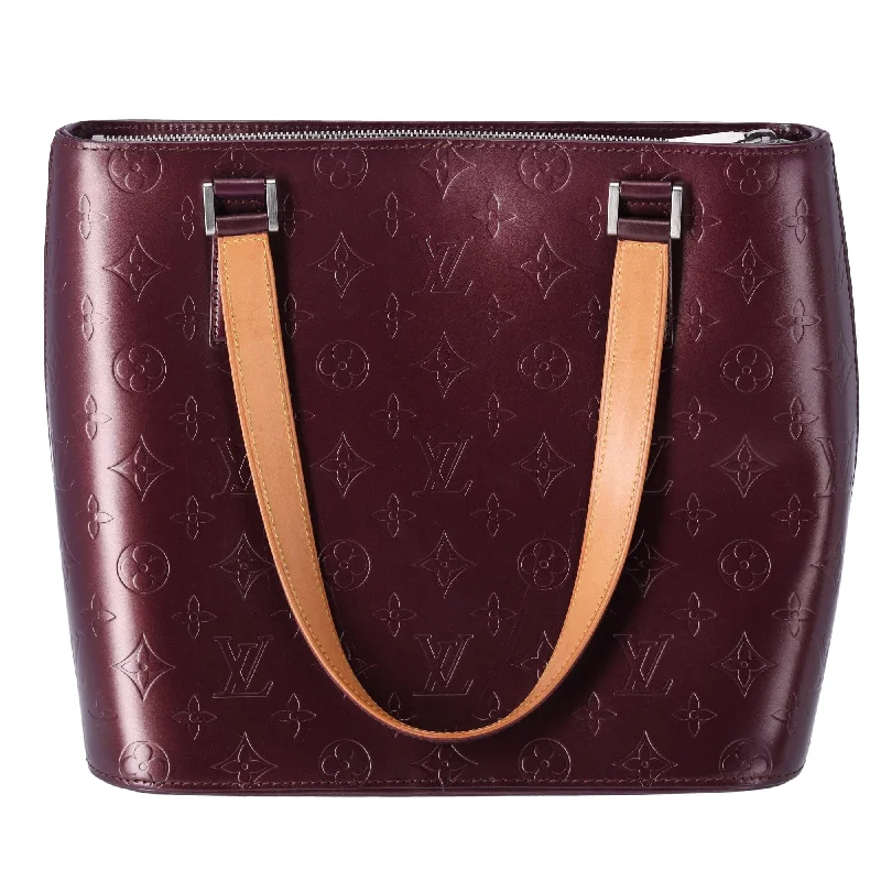 Louis Vuitton Stockton Monogram Matte Tote Bag M55116 Violet