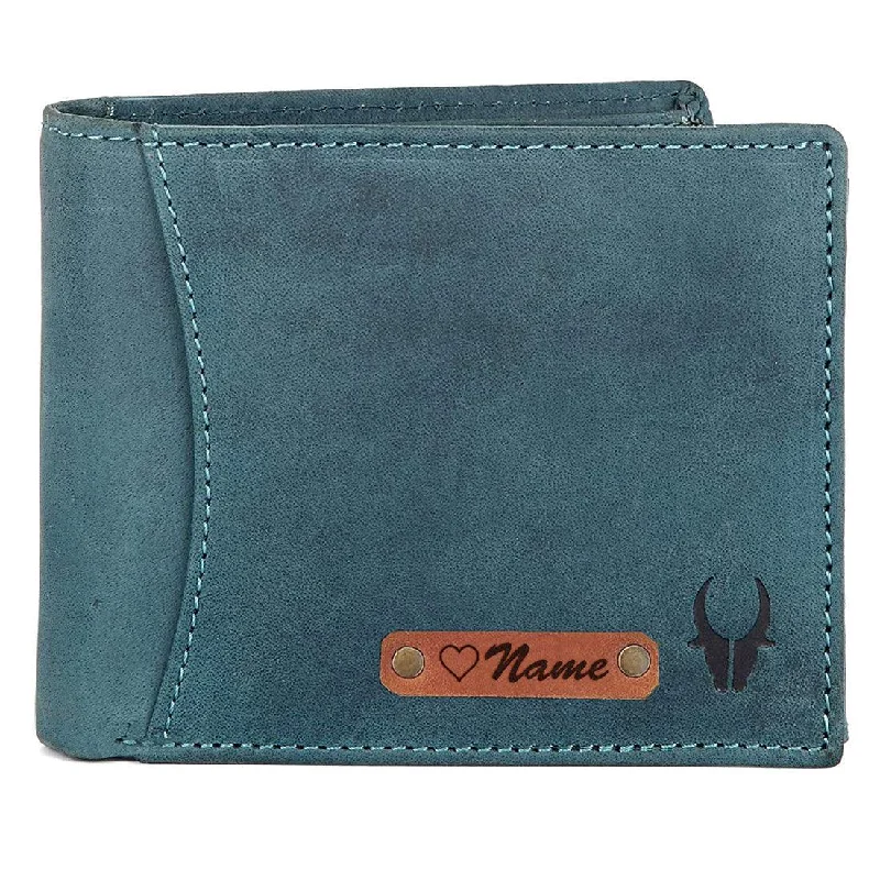 WILDHORN® RFID Protected Customizable Wallet for Gifting | Engrave with Your Name,Company Name or Initials