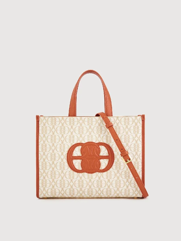 La Luna Monogram Large Tote Bag