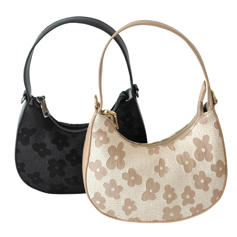 Jen & Co - Donatella Half Moon Shoulder Bag