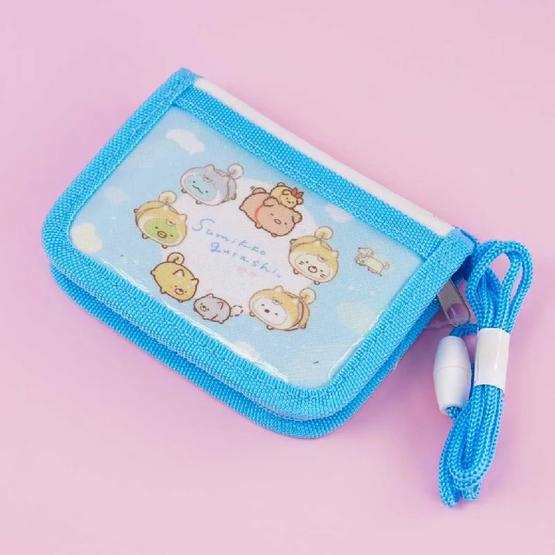 Sumikko Gurashi Doggie Fun Wallet With Neck Strap