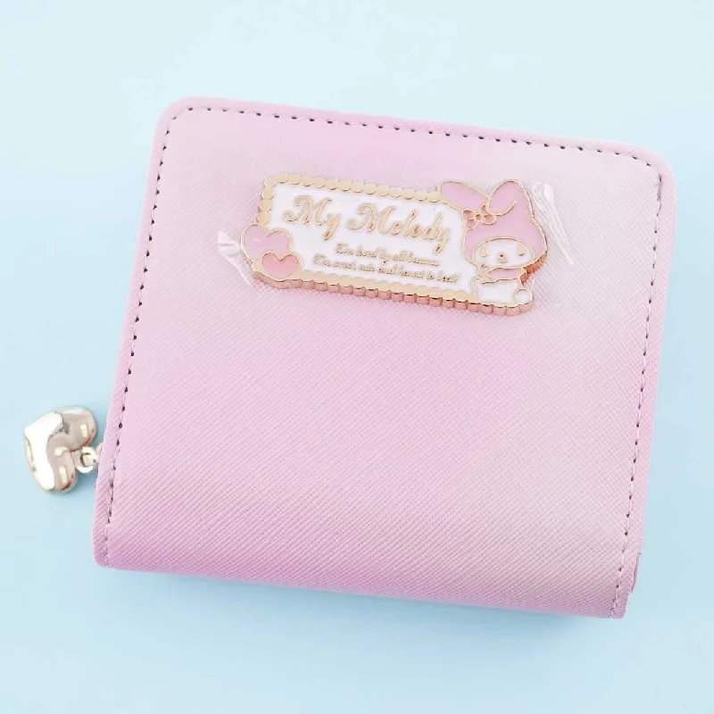 My Melody Hearts Faux Leather Bi-Fold Wallet