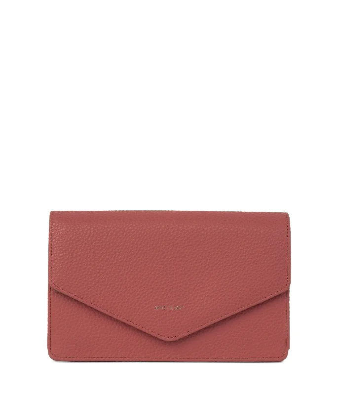 Cloe Wristlet + Wallet in Lychee from Matt & Nat