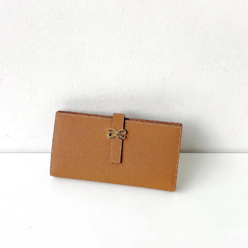 TIMELESSNESS WALLET EPSOM LONG BROWN