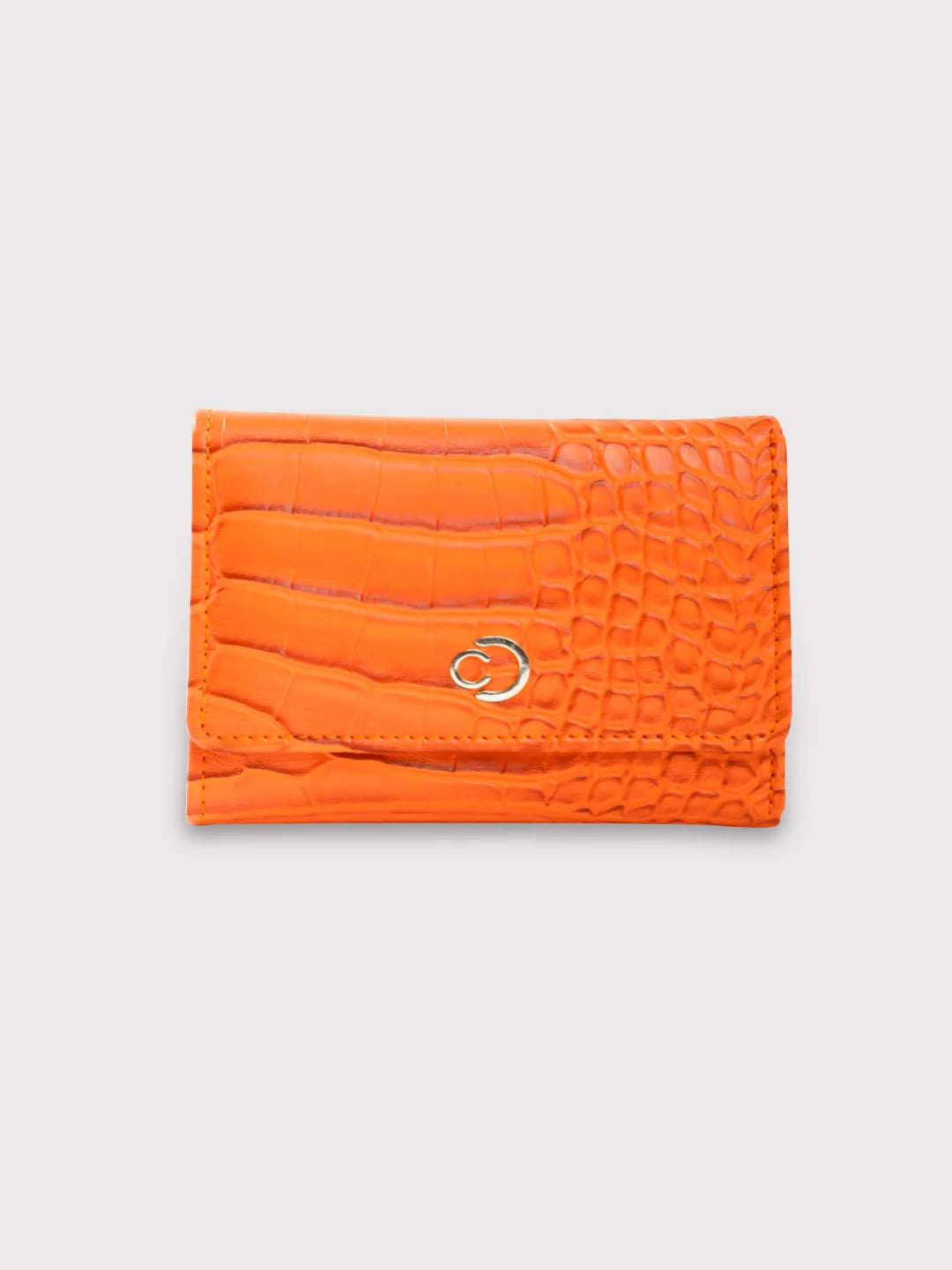 Caprese Luna Wallet Small Trifold Orange