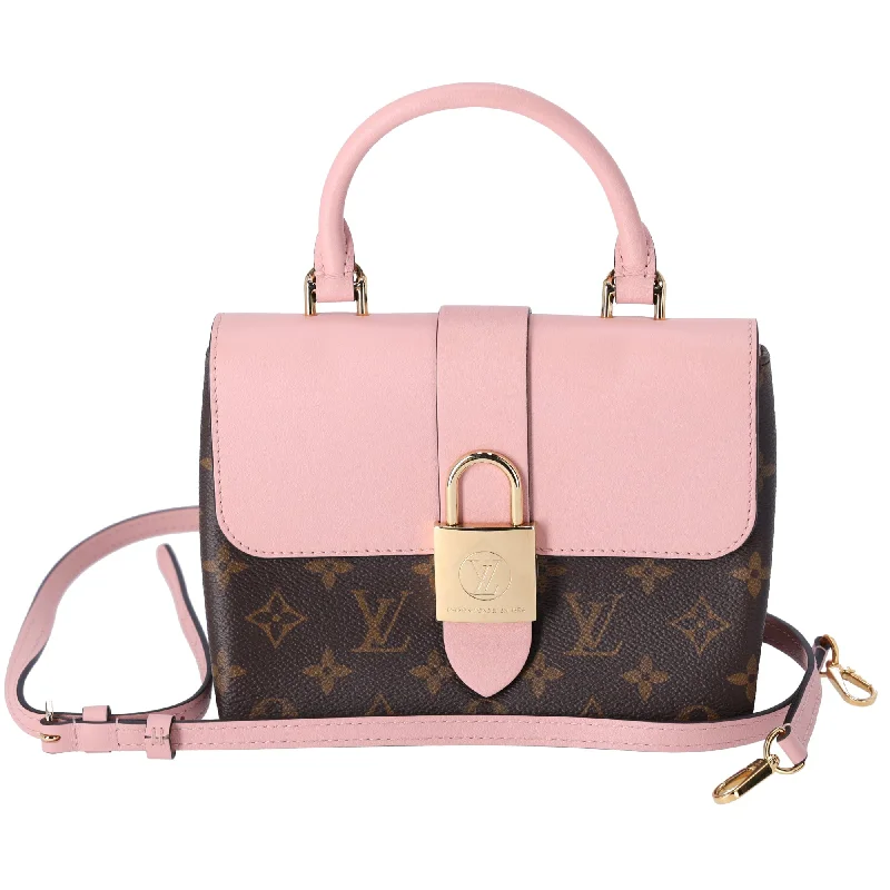 Louis Vuitton Locky BB Monogram Handbag M44080 Rose Poudre Pink Brown