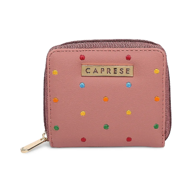 Caprese Popsicle Zip Around Wallet Small Dusty Rose