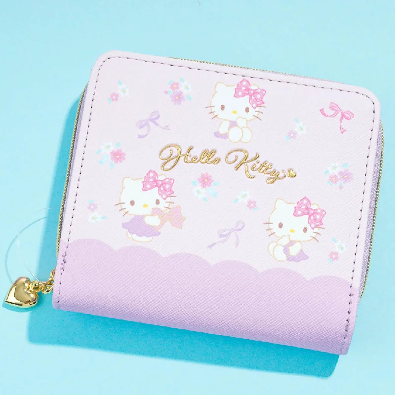 Hello Kitty Flowery Folding Wallet