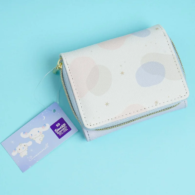 Cinnamoroll & Milk Crescent Moon Tri-Fold Wallet