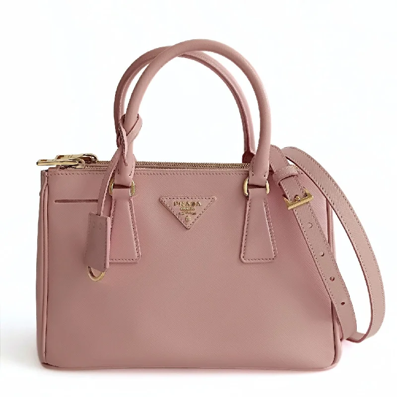 PRADA Galleria Medium Saffiano Lux Orchidea shoulder bag