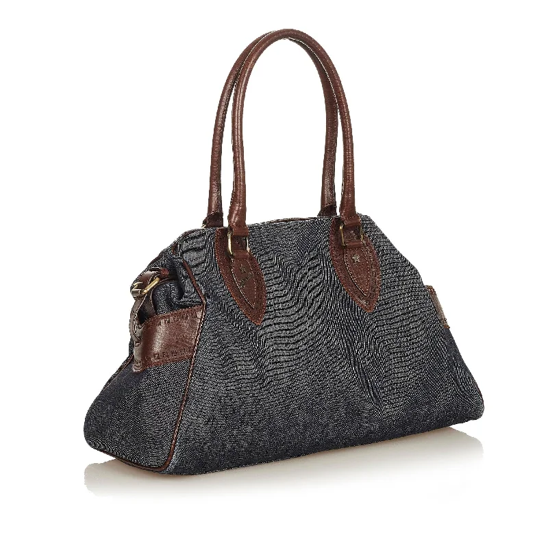 Fendi Etniko Denim Shoulder Bag (SHG-26424)