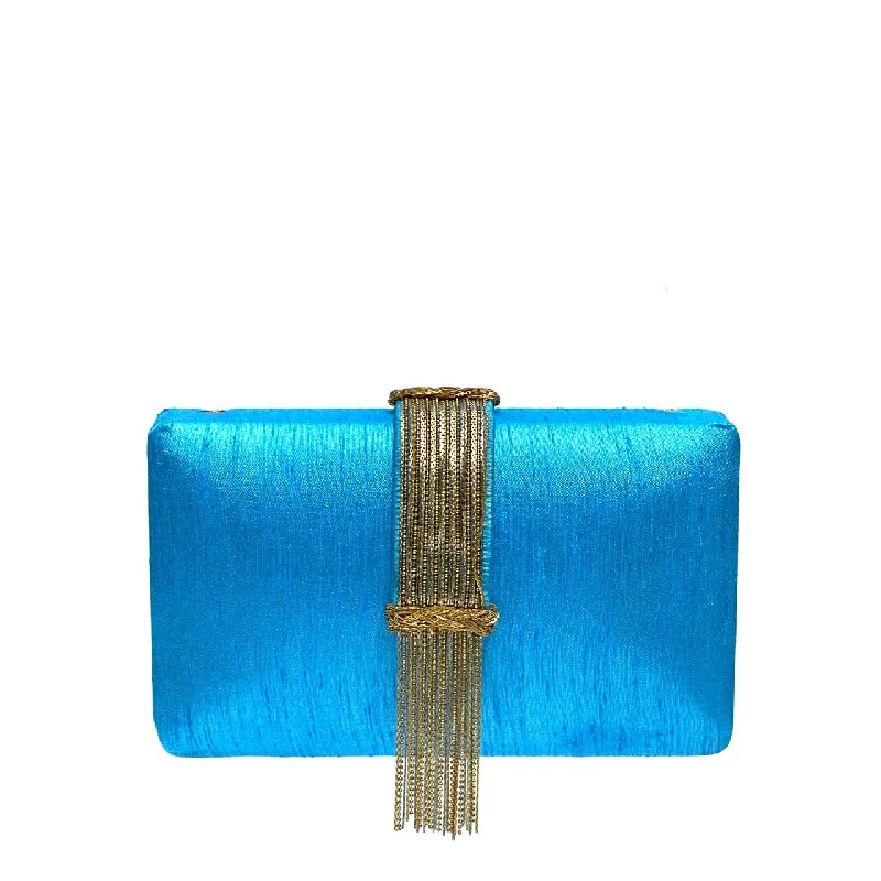 Sky Fringe Clutch