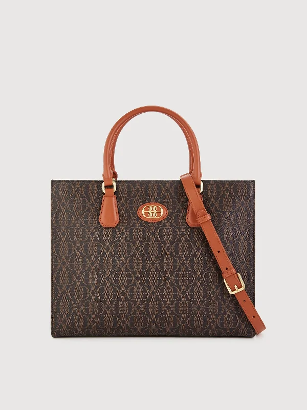 La Luna Monogram Large Tote Bag