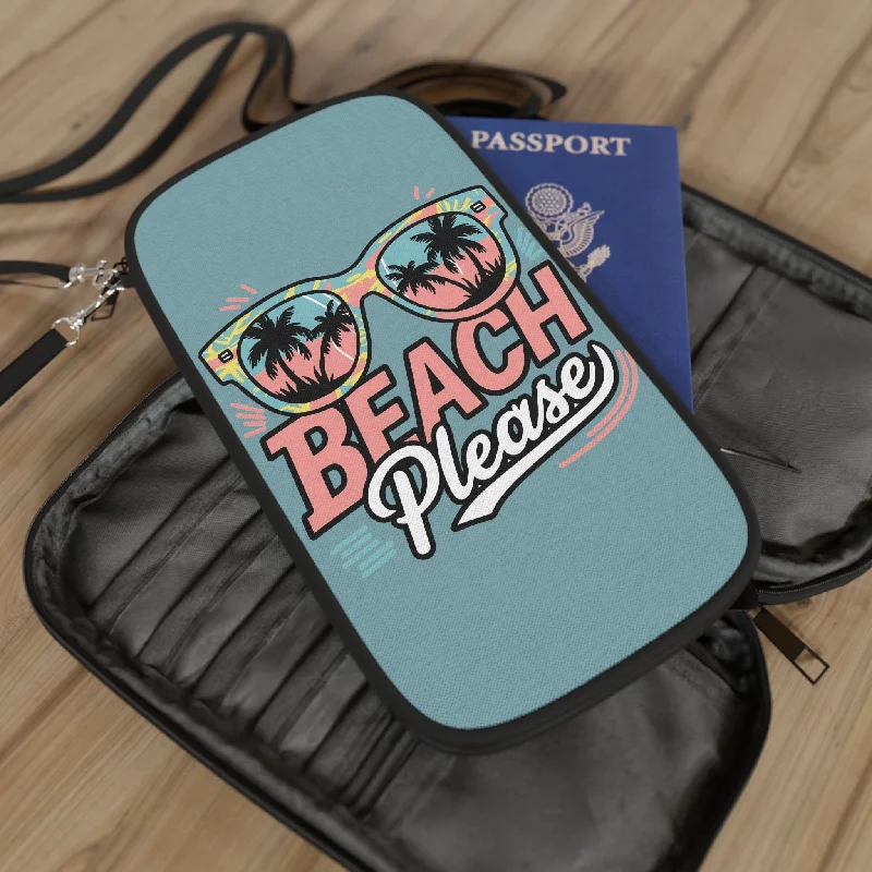 Beach Please Passport Wallet