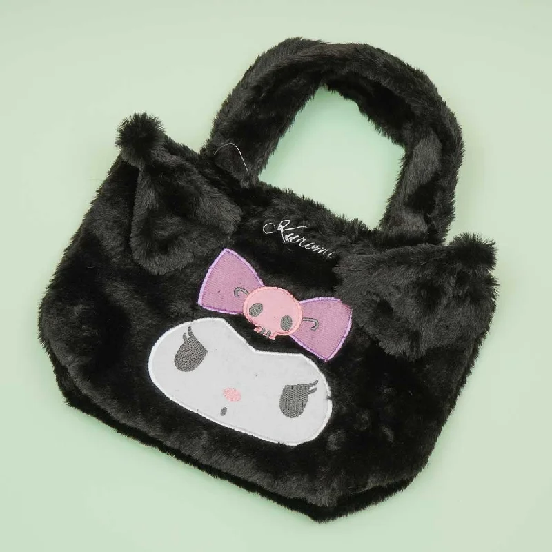 Kuromi Fur Handbag