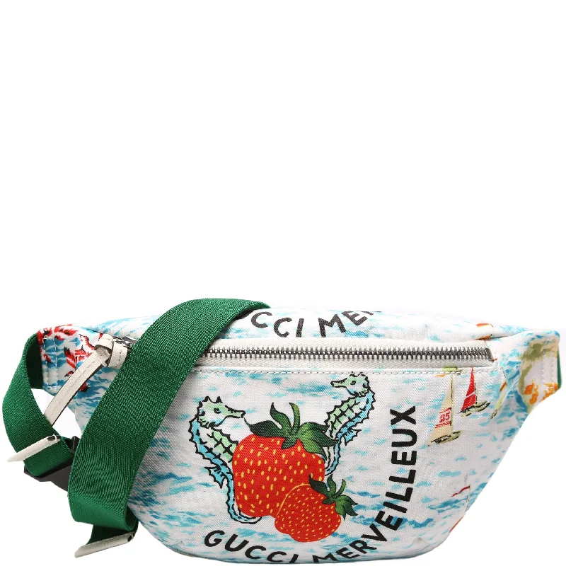 GG Supreme Strawberry Belt Bag