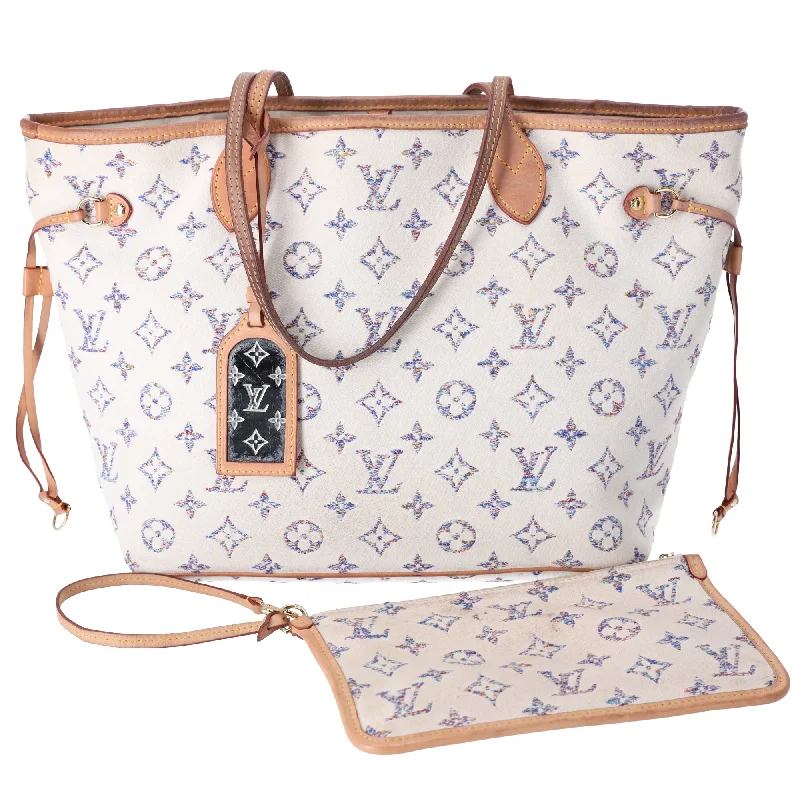 Louis Vuitton Garden Collection Neverfull MM Tote Monogram Jacquard Multicolor