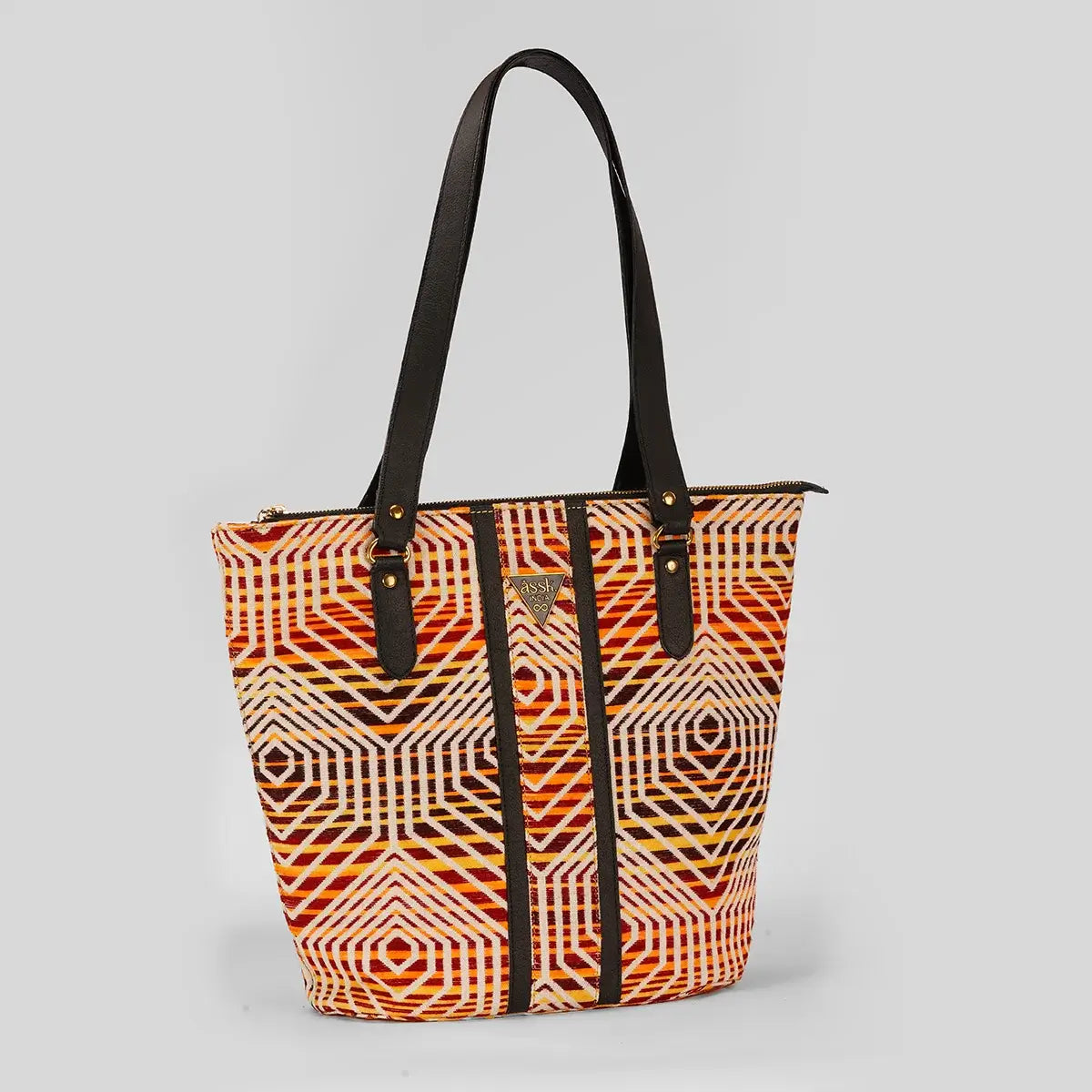 Geometric Woody Tote Bag