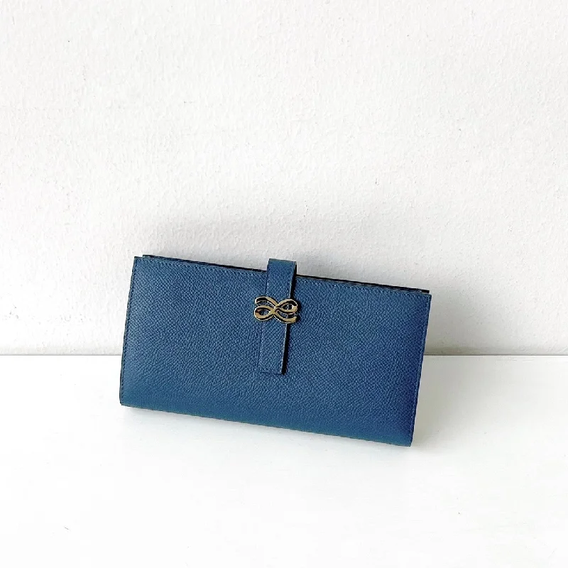 TIMELESSNESS WALLET EPSOM LONG BLUE NUIT