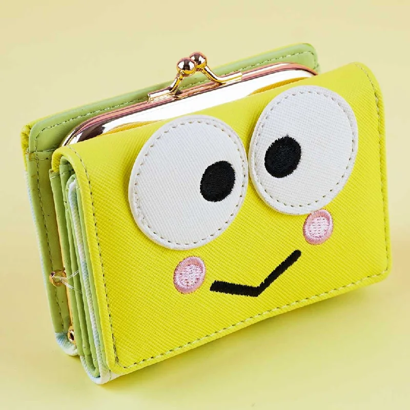 Kero Kero Keroppi Face Trifold Wallet