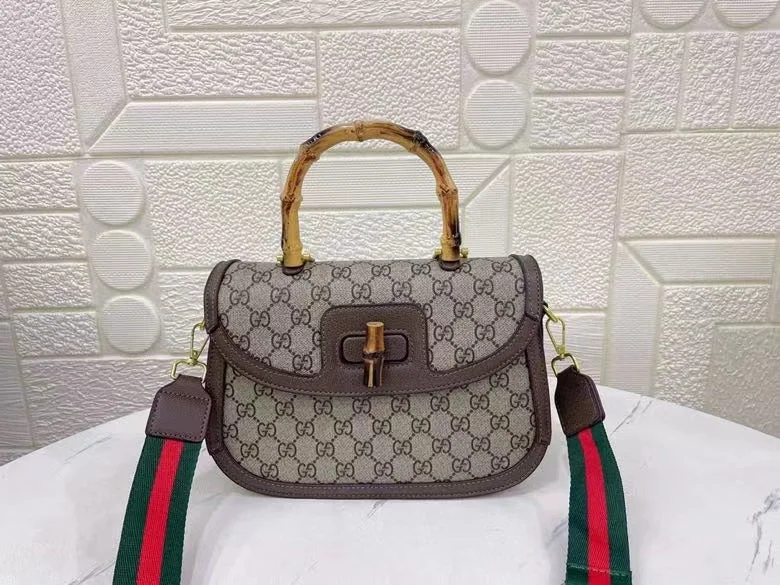 Gucci Bamboo Top Handle (Crossbody Shoulder) Handbag