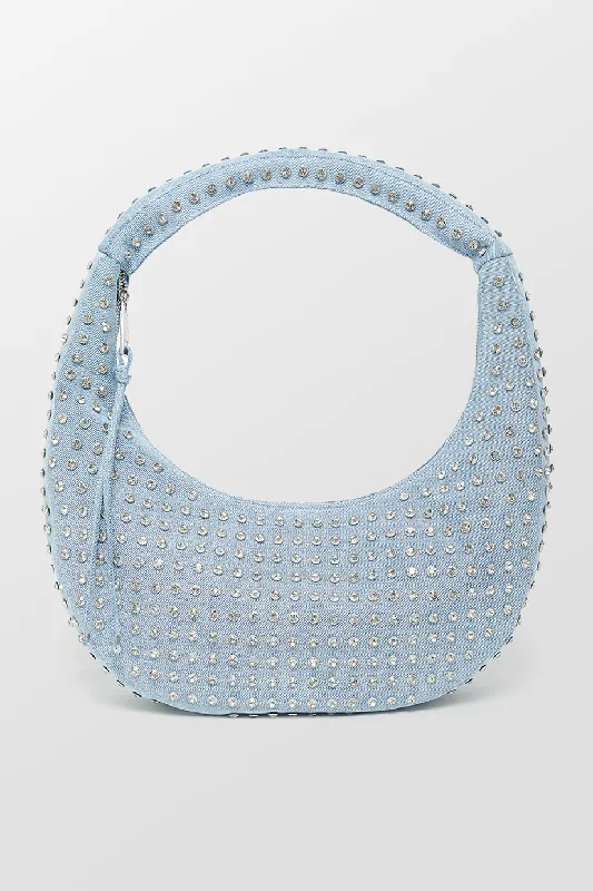 Elodie Shoulder Crystal Studded Bag