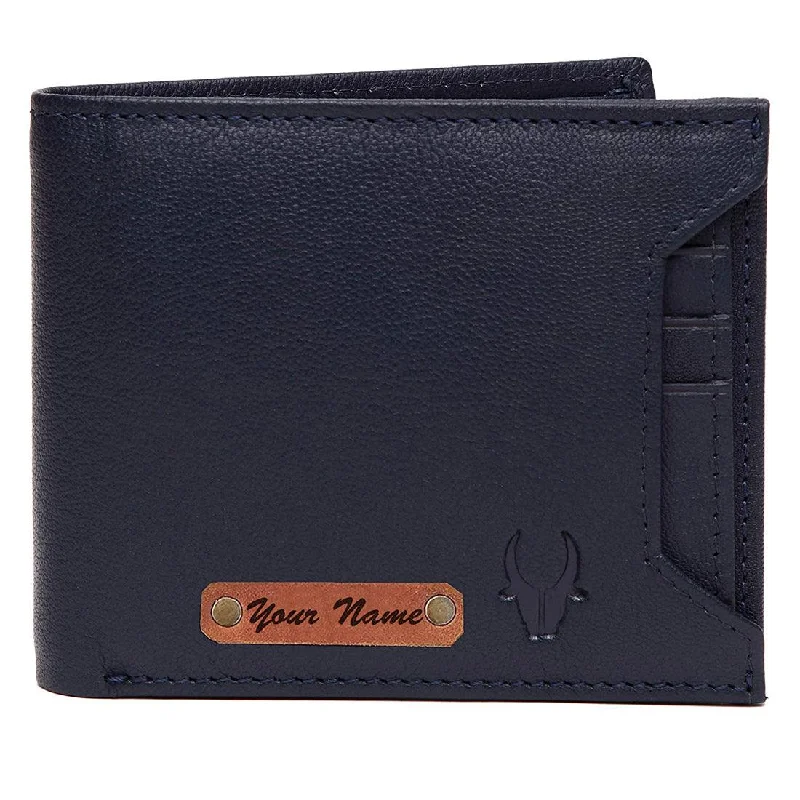 WILDHORN® RFID Protected Customizable Wallet for Gifting | Engrave with Your Name,Company Name or Initials