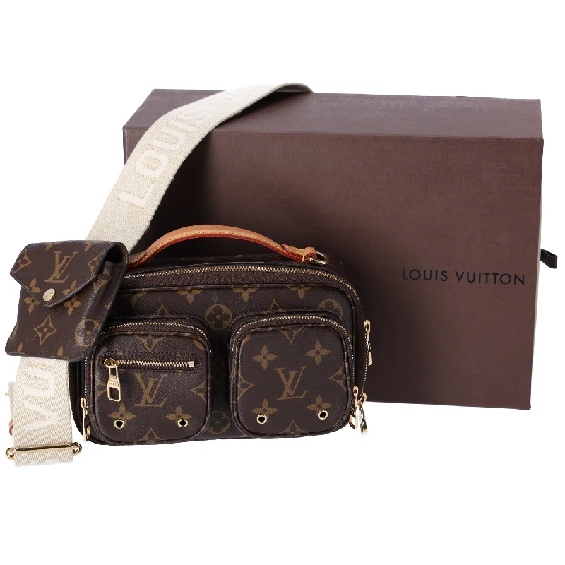 Louis Vuitton Utility Crossbody Monogram Shoulder Bag M80446 w Pouch