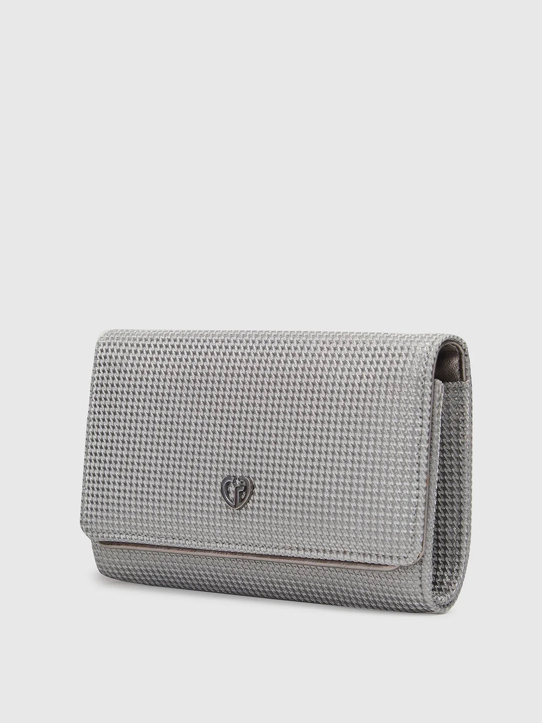 Caprese Delmi Clutch Medium Pewter