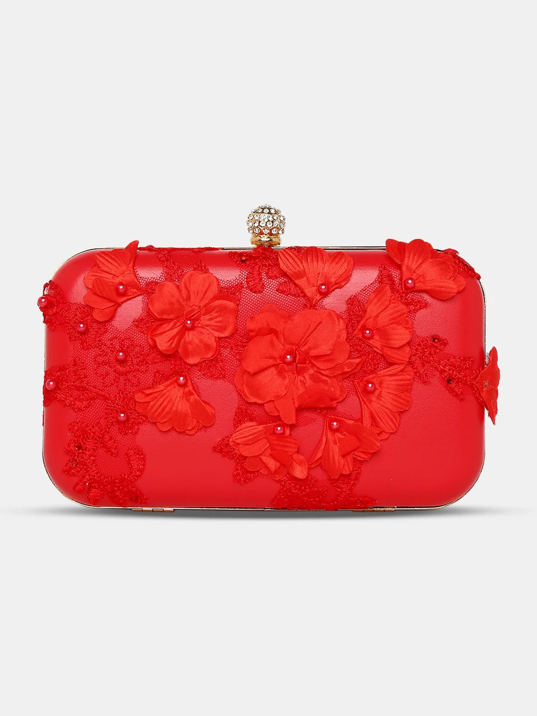 Caprese Gloria Clutch Small Red