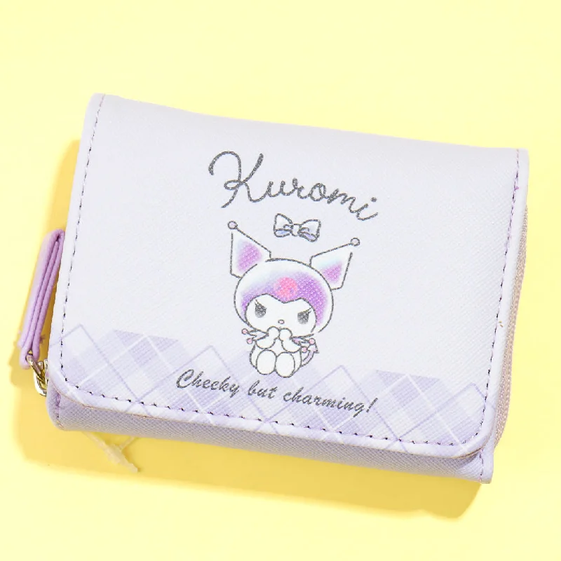 Kuromi Cheeky But Charming Trifold Wallet