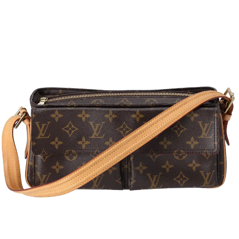 Louis Vuitton Viva Cite MM Monogram Shoulder Bag M51164 Brown