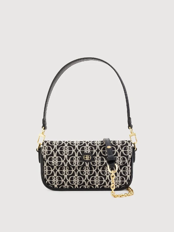 Nadia Monogram Shoulder Bag