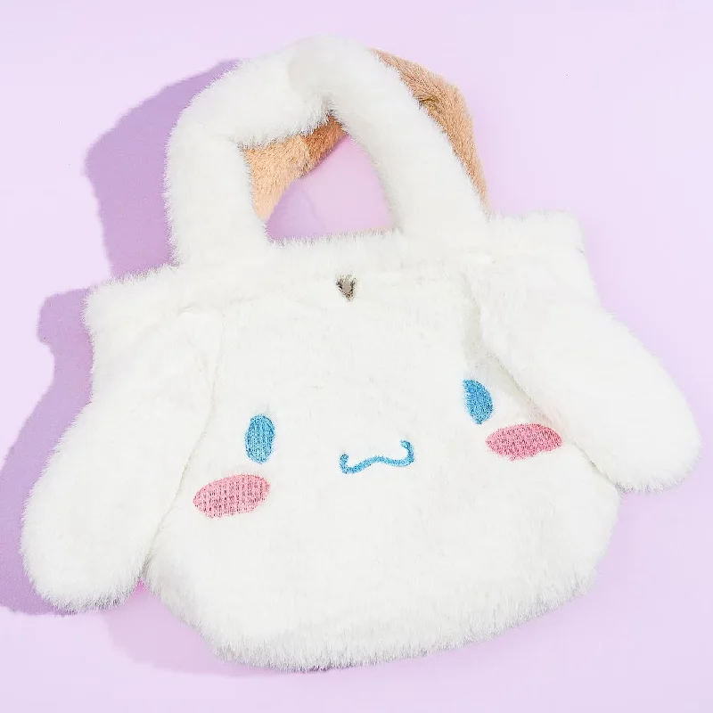 Cinnamoroll & Mocha Furry Mini Handbag