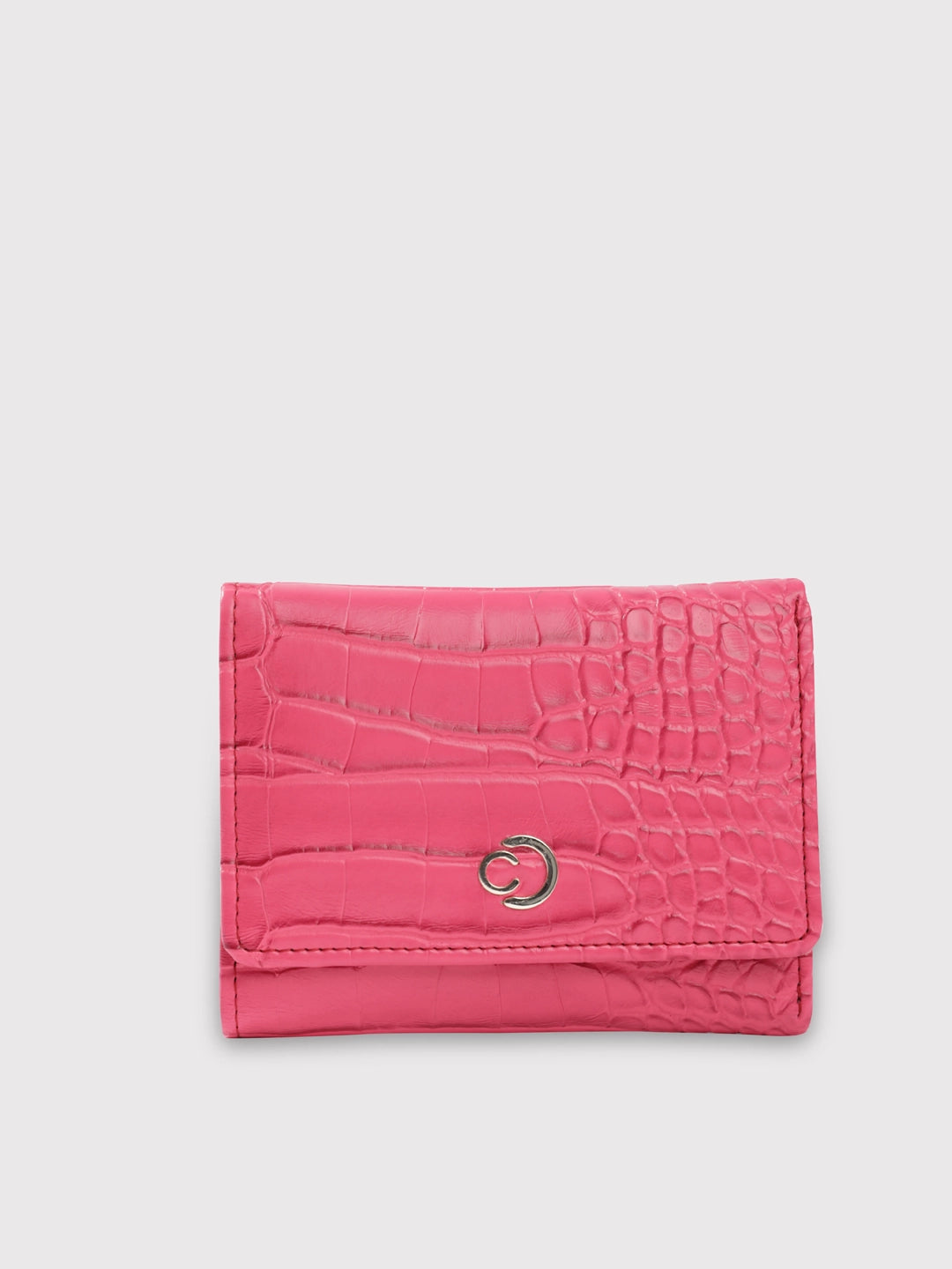 Caprese Luna Wallet Small Trifold Fuchsia