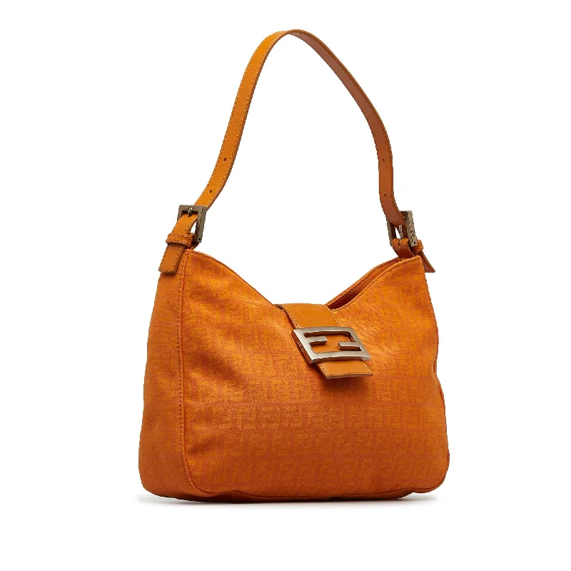 Fendi FF Lock Zucchino Shoulder Bag (SHG-3Xnkeo)