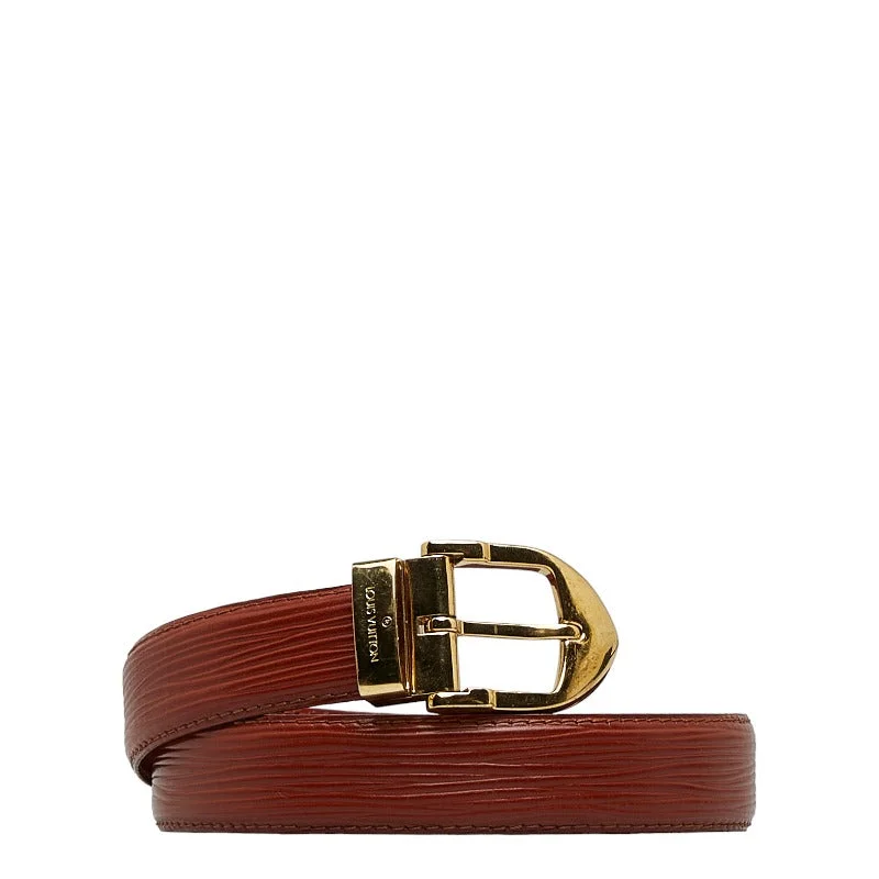 Louis Vuitton Epic Sanctuary Classic Belt R15003 Kenyan Brown Leather  Louis Vuitton